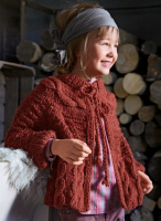 Bergere Jacket No 24 in Tricot Kid Magazine No 163