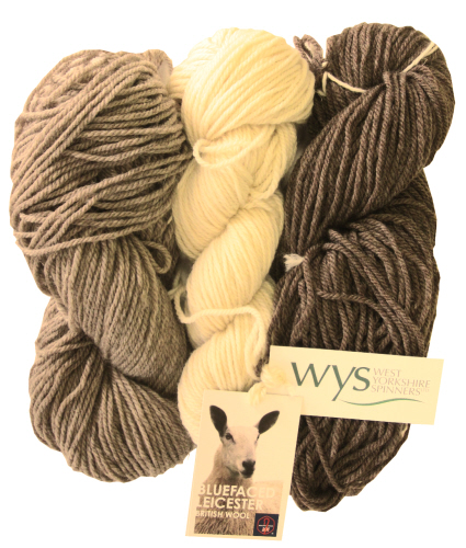 WYS Bluefaced Leicester Aran Yarn 100g Hanks